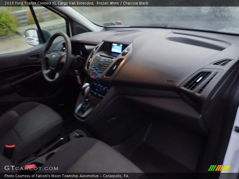 Frozen White / Charcoal Black 2016 Ford Transit Connect XL Cargo Van Extended