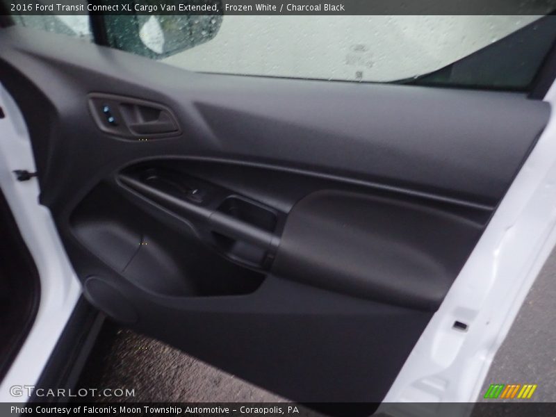 Frozen White / Charcoal Black 2016 Ford Transit Connect XL Cargo Van Extended