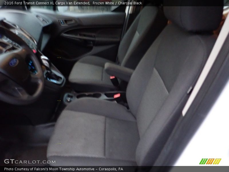 Frozen White / Charcoal Black 2016 Ford Transit Connect XL Cargo Van Extended