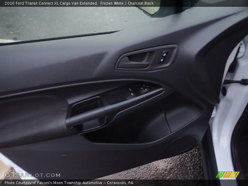 Frozen White / Charcoal Black 2016 Ford Transit Connect XL Cargo Van Extended