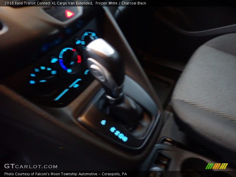 Frozen White / Charcoal Black 2016 Ford Transit Connect XL Cargo Van Extended