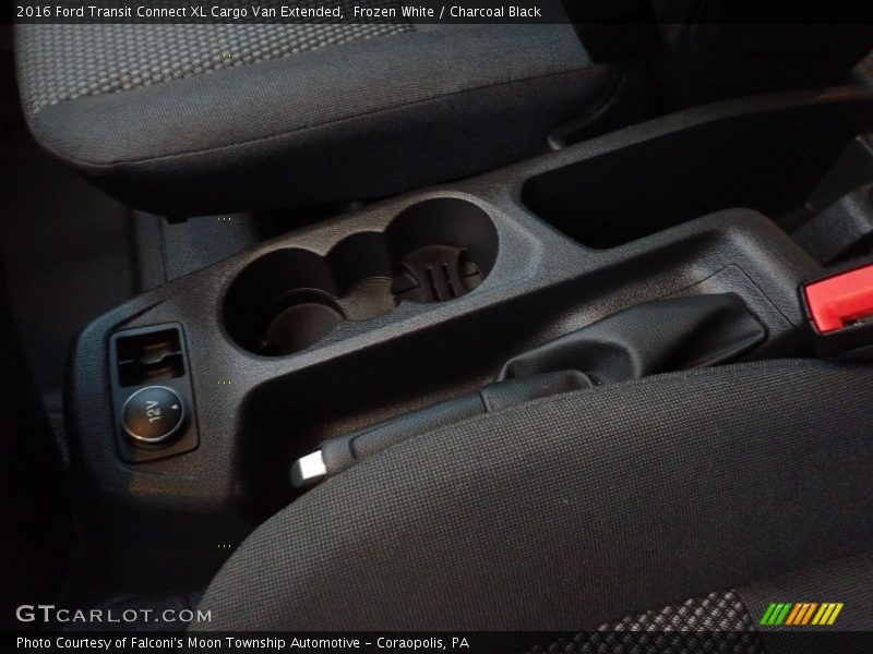 Frozen White / Charcoal Black 2016 Ford Transit Connect XL Cargo Van Extended