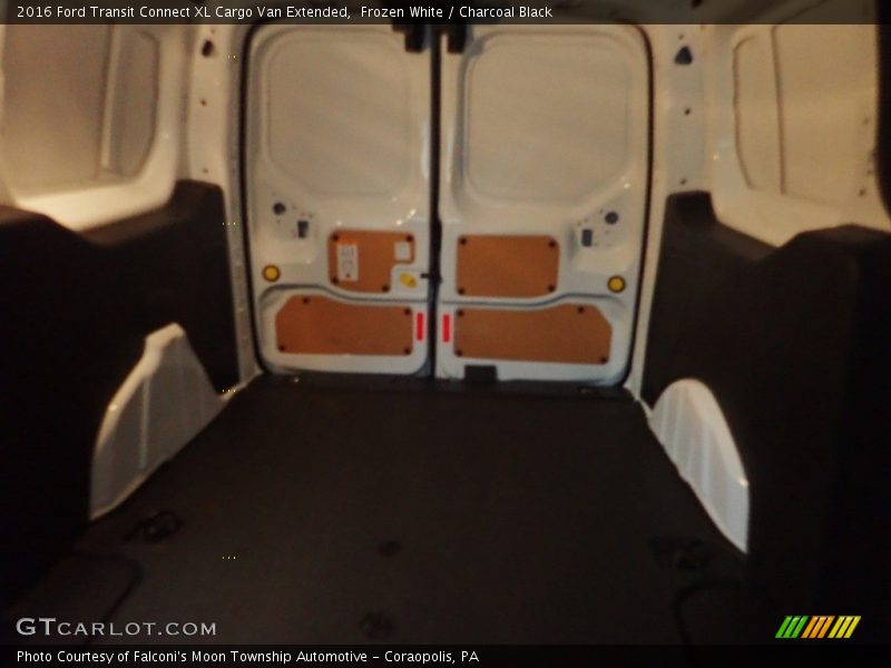 Frozen White / Charcoal Black 2016 Ford Transit Connect XL Cargo Van Extended