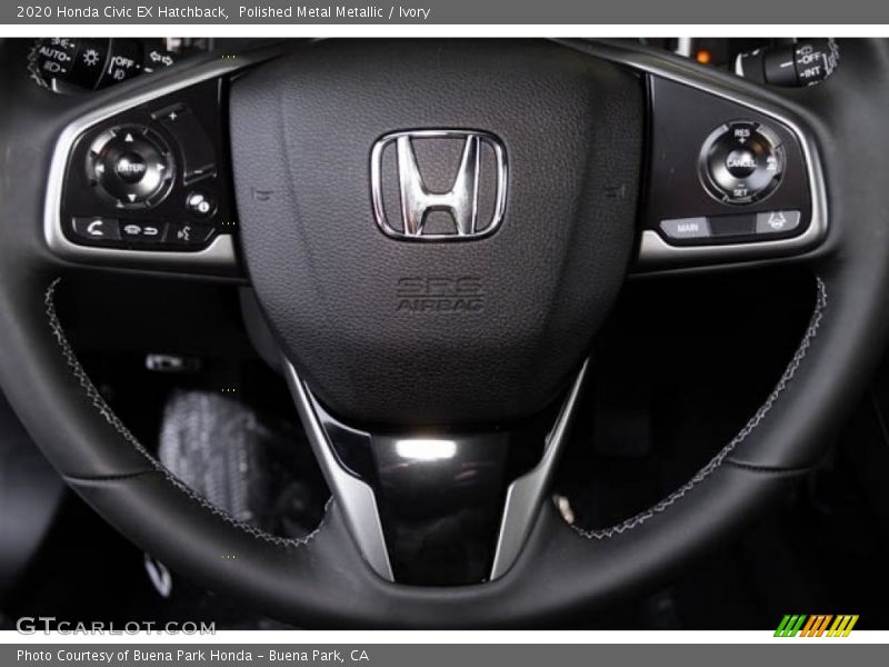 Polished Metal Metallic / Ivory 2020 Honda Civic EX Hatchback