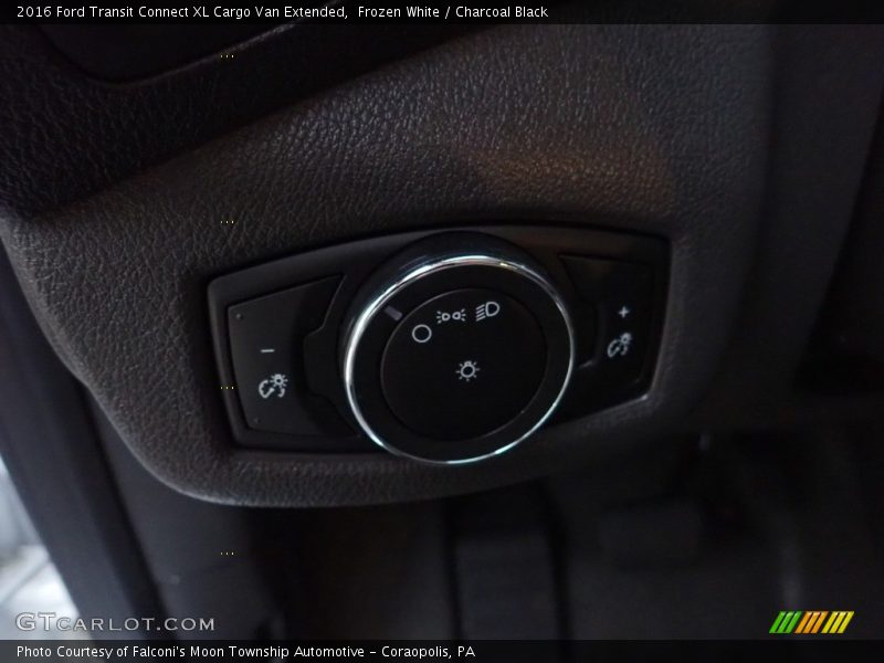 Frozen White / Charcoal Black 2016 Ford Transit Connect XL Cargo Van Extended