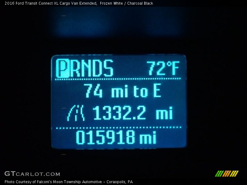 Frozen White / Charcoal Black 2016 Ford Transit Connect XL Cargo Van Extended