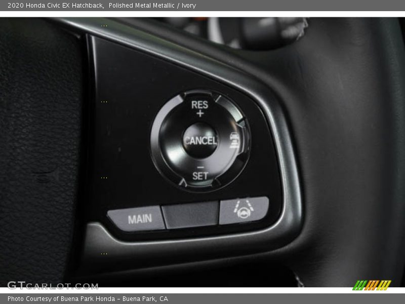 Polished Metal Metallic / Ivory 2020 Honda Civic EX Hatchback