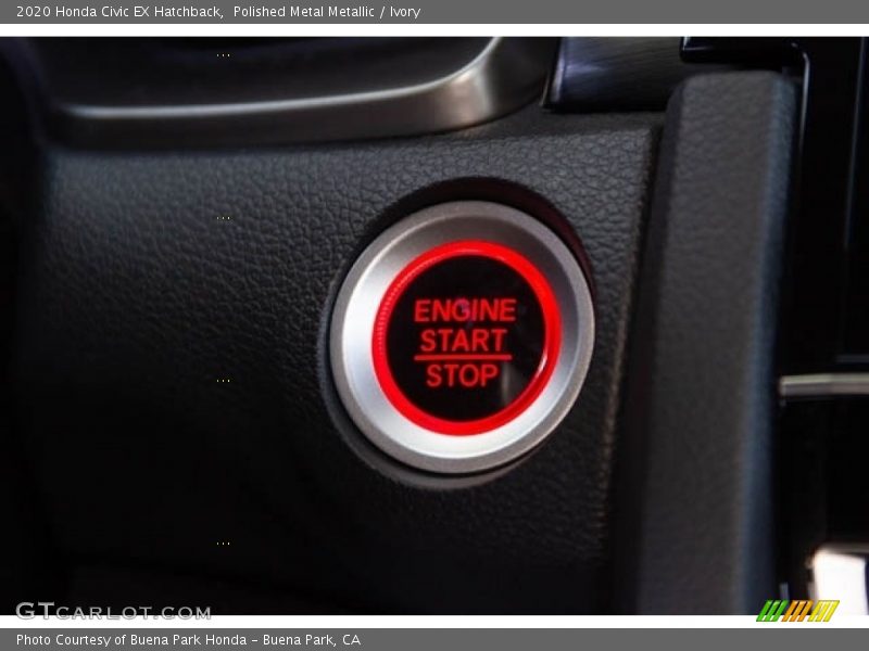 Polished Metal Metallic / Ivory 2020 Honda Civic EX Hatchback