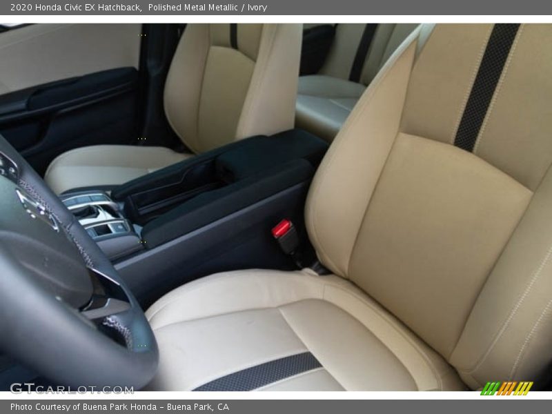 Polished Metal Metallic / Ivory 2020 Honda Civic EX Hatchback