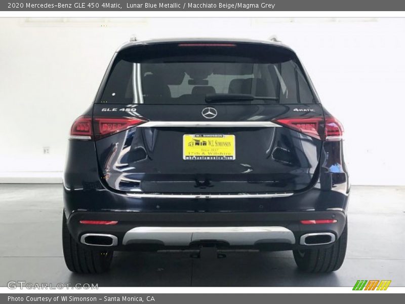 Lunar Blue Metallic / Macchiato Beige/Magma Grey 2020 Mercedes-Benz GLE 450 4Matic
