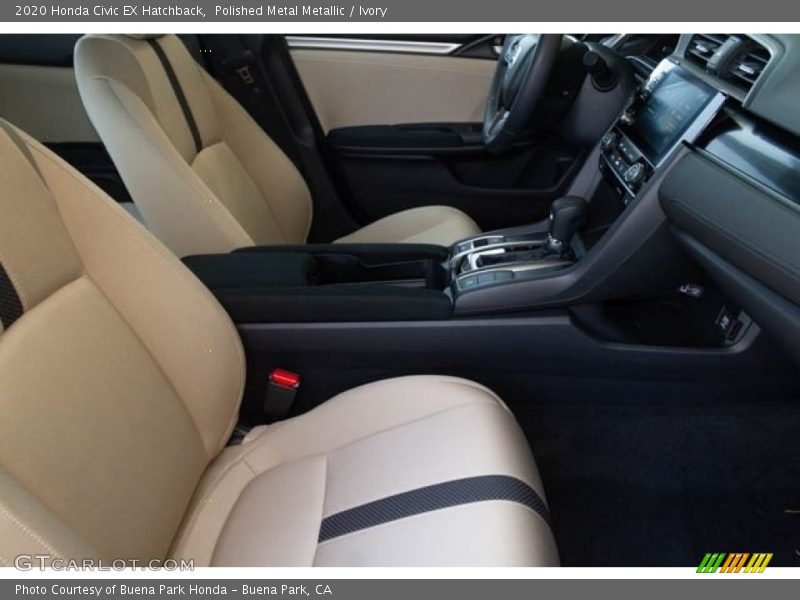 Polished Metal Metallic / Ivory 2020 Honda Civic EX Hatchback