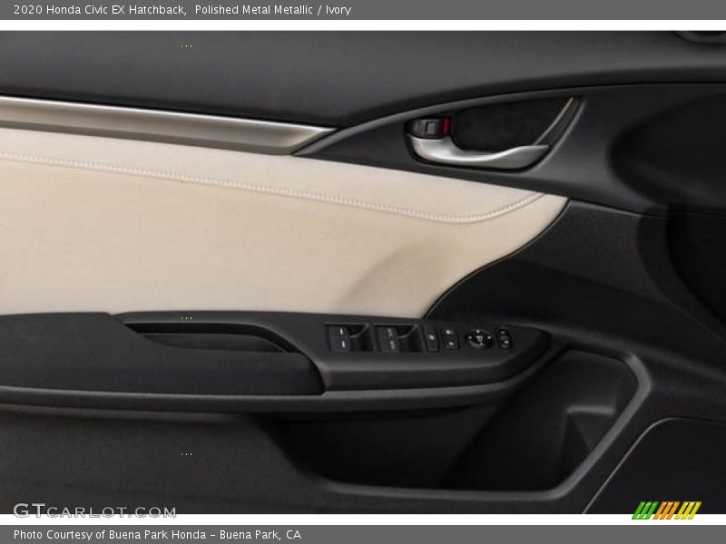 Polished Metal Metallic / Ivory 2020 Honda Civic EX Hatchback