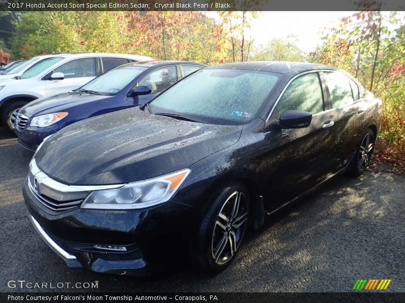 Crystal Black Pearl / Black 2017 Honda Accord Sport Special Edition Sedan