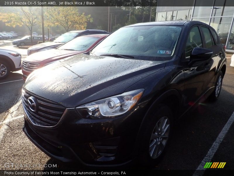 Jet Black Mica / Black 2016 Mazda CX-5 Sport AWD