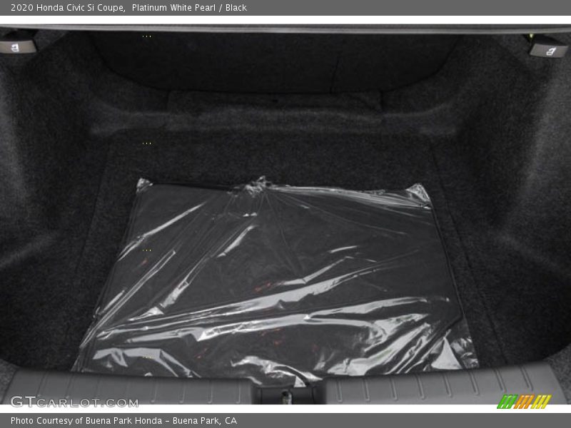 Platinum White Pearl / Black 2020 Honda Civic Si Coupe