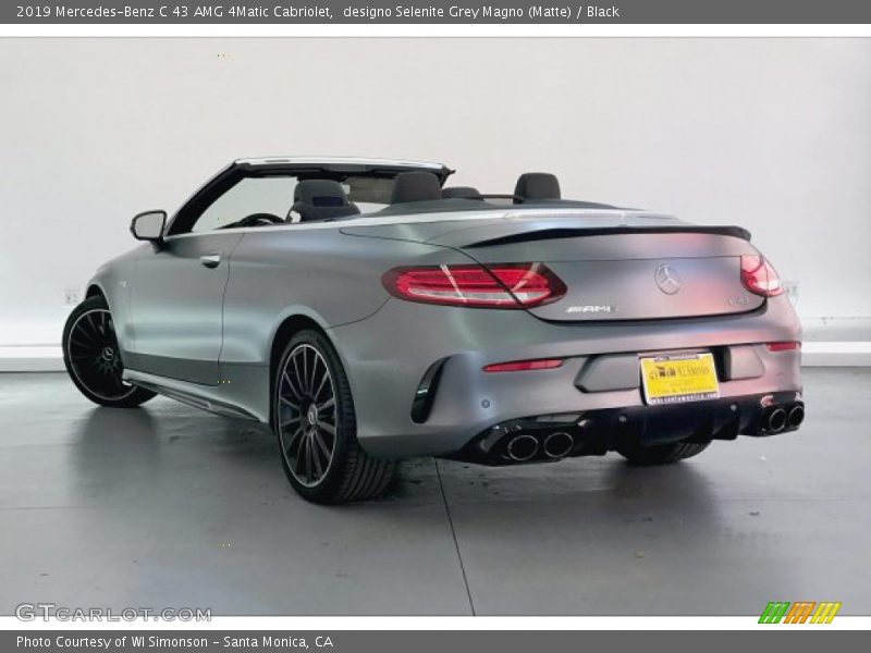 designo Selenite Grey Magno (Matte) / Black 2019 Mercedes-Benz C 43 AMG 4Matic Cabriolet