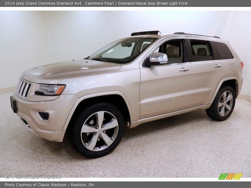 Cashmere Pearl / Overland Nepal Jeep Brown Light Frost 2014 Jeep Grand Cherokee Overland 4x4