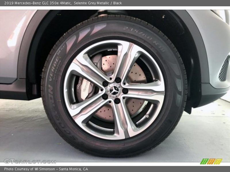 Selenite Grey Metallic / Black 2019 Mercedes-Benz GLC 350e 4Matic