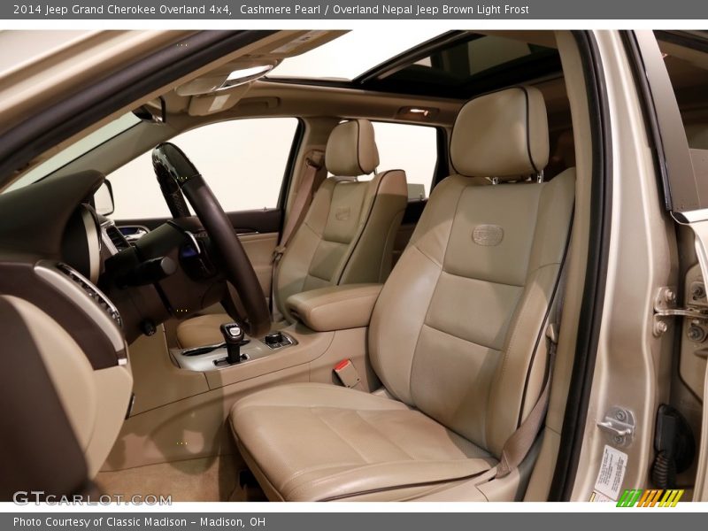 Cashmere Pearl / Overland Nepal Jeep Brown Light Frost 2014 Jeep Grand Cherokee Overland 4x4