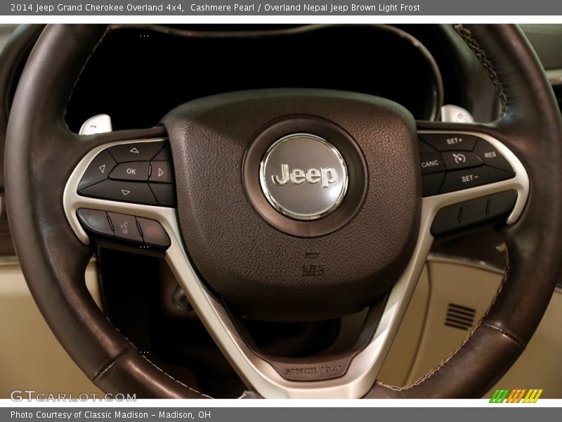 Cashmere Pearl / Overland Nepal Jeep Brown Light Frost 2014 Jeep Grand Cherokee Overland 4x4