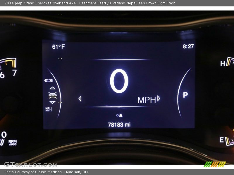 Cashmere Pearl / Overland Nepal Jeep Brown Light Frost 2014 Jeep Grand Cherokee Overland 4x4