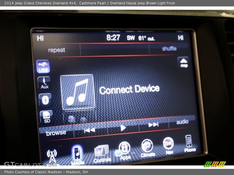 Cashmere Pearl / Overland Nepal Jeep Brown Light Frost 2014 Jeep Grand Cherokee Overland 4x4