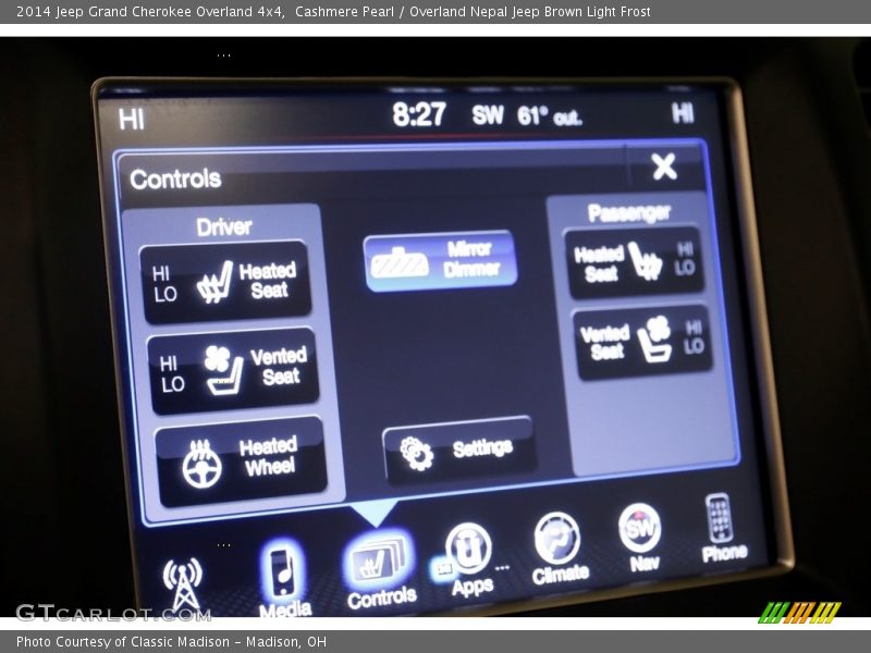 Cashmere Pearl / Overland Nepal Jeep Brown Light Frost 2014 Jeep Grand Cherokee Overland 4x4