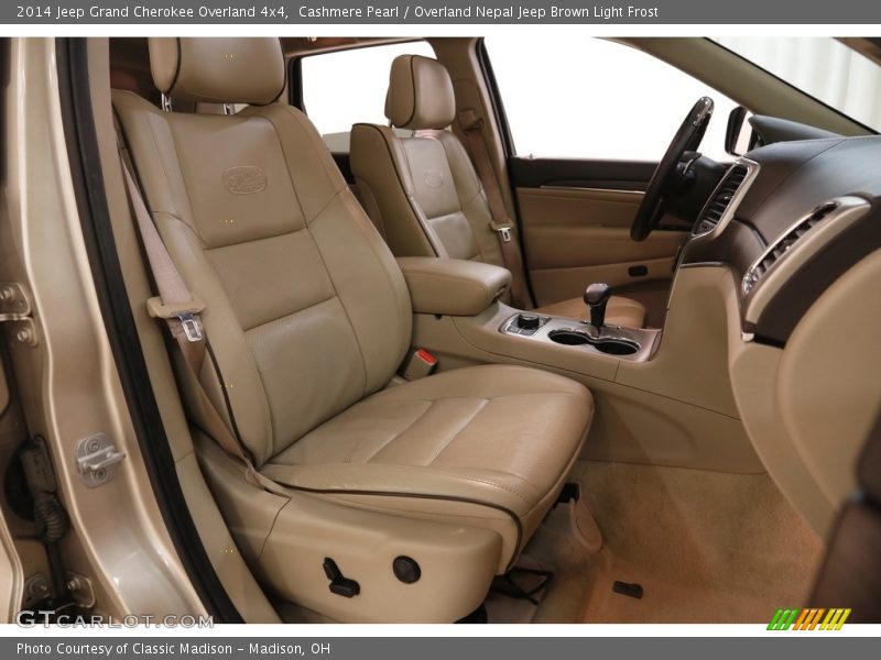 Cashmere Pearl / Overland Nepal Jeep Brown Light Frost 2014 Jeep Grand Cherokee Overland 4x4