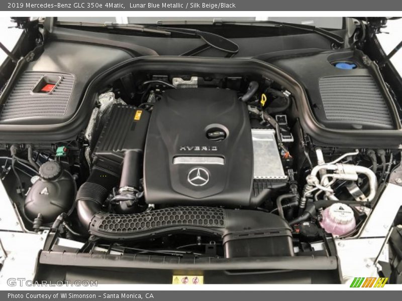Lunar Blue Metallic / Silk Beige/Black 2019 Mercedes-Benz GLC 350e 4Matic
