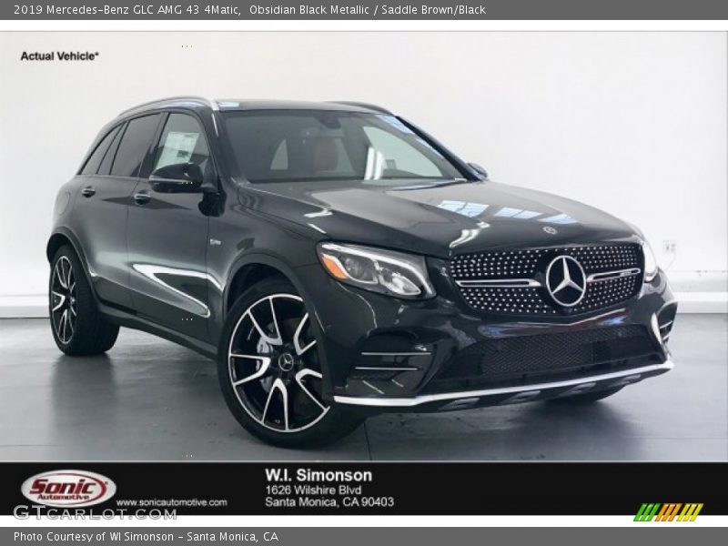 Obsidian Black Metallic / Saddle Brown/Black 2019 Mercedes-Benz GLC AMG 43 4Matic