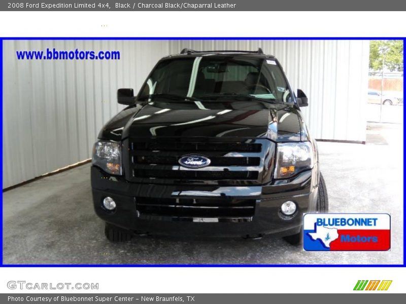 Black / Charcoal Black/Chaparral Leather 2008 Ford Expedition Limited 4x4