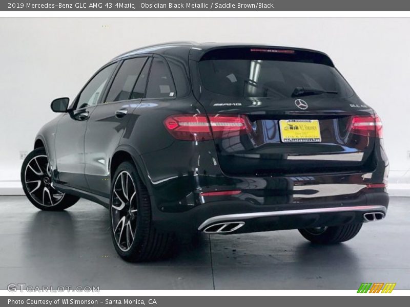 Obsidian Black Metallic / Saddle Brown/Black 2019 Mercedes-Benz GLC AMG 43 4Matic