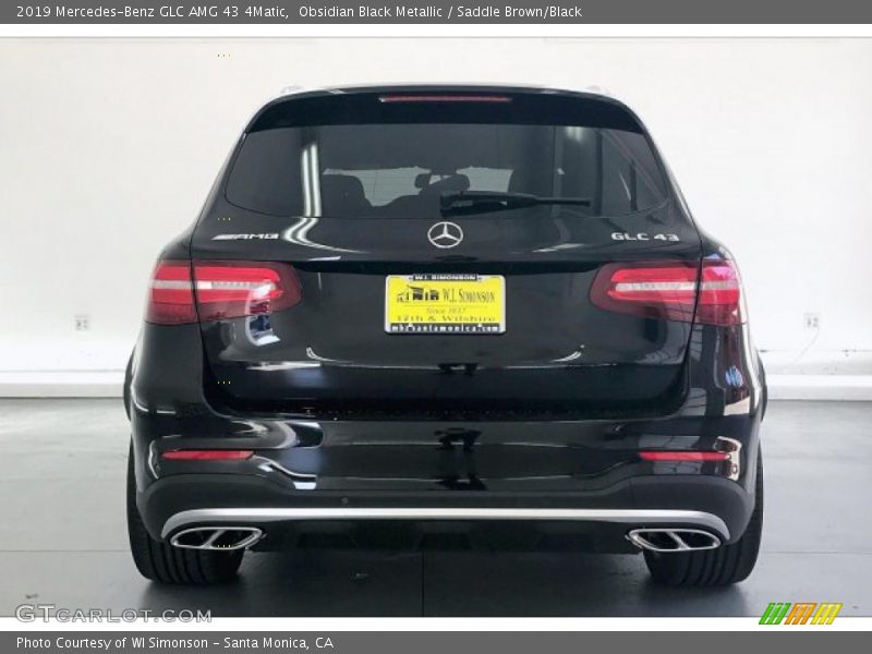 Obsidian Black Metallic / Saddle Brown/Black 2019 Mercedes-Benz GLC AMG 43 4Matic