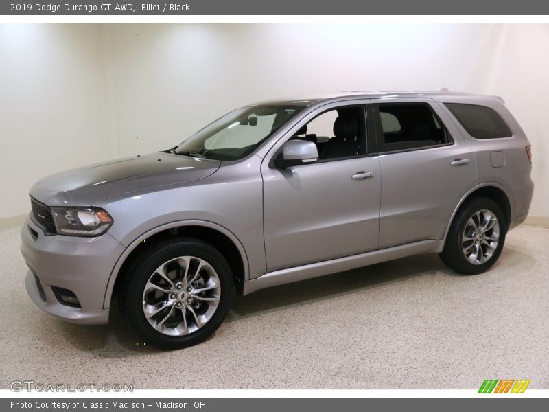 Billet / Black 2019 Dodge Durango GT AWD