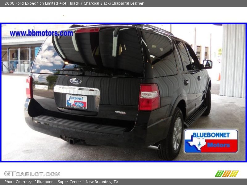 Black / Charcoal Black/Chaparral Leather 2008 Ford Expedition Limited 4x4