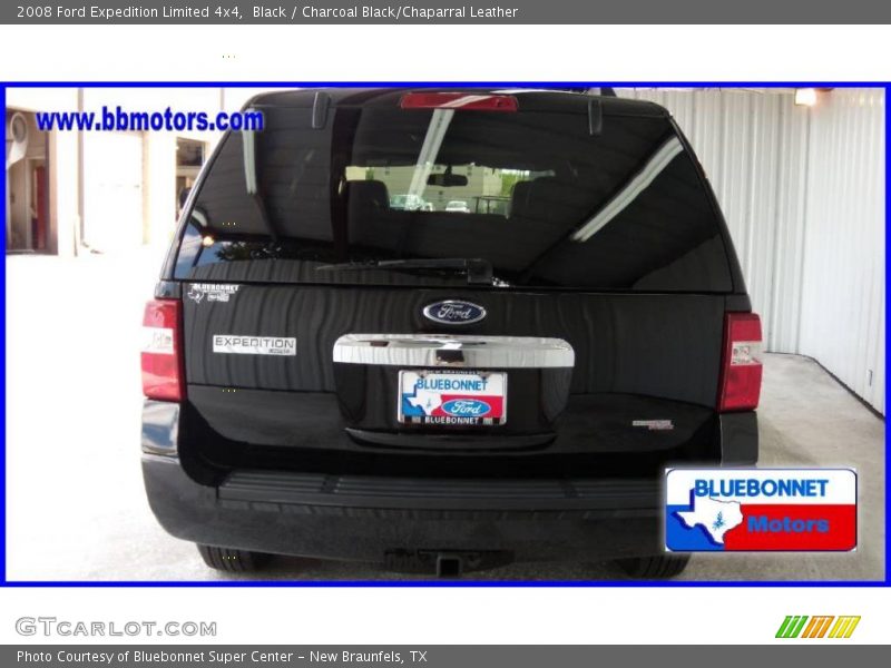 Black / Charcoal Black/Chaparral Leather 2008 Ford Expedition Limited 4x4