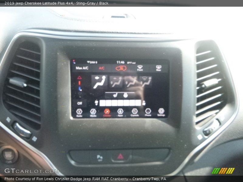 Sting-Gray / Black 2019 Jeep Cherokee Latitude Plus 4x4