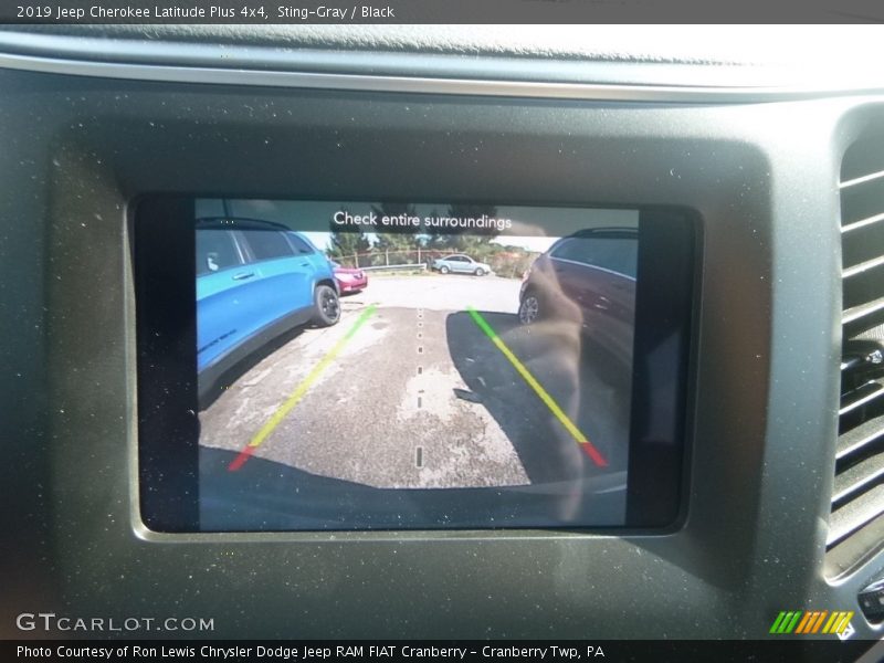Sting-Gray / Black 2019 Jeep Cherokee Latitude Plus 4x4