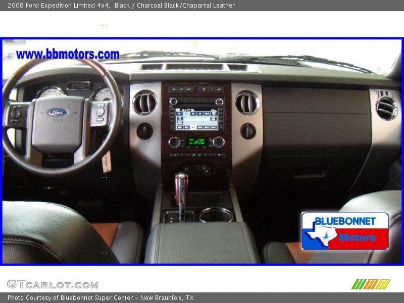 Black / Charcoal Black/Chaparral Leather 2008 Ford Expedition Limited 4x4