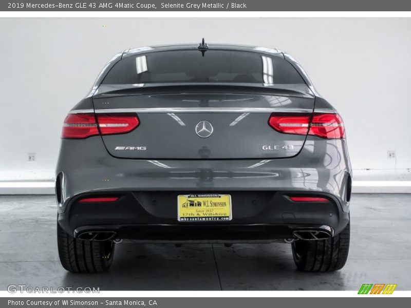 Selenite Grey Metallic / Black 2019 Mercedes-Benz GLE 43 AMG 4Matic Coupe