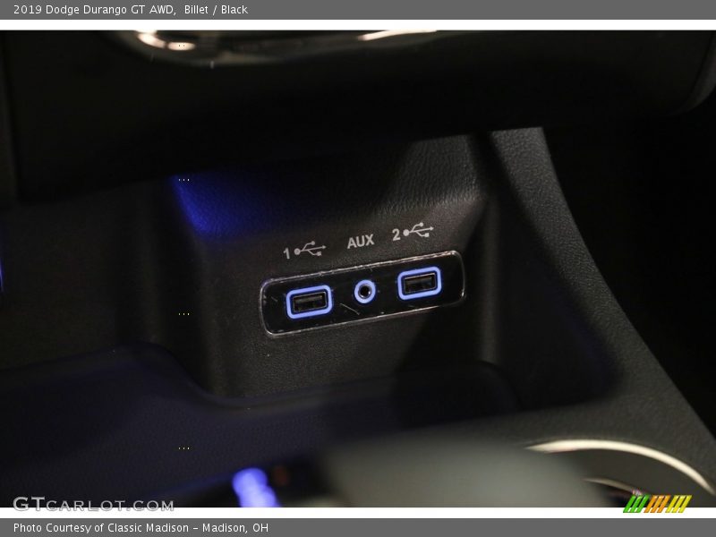 Billet / Black 2019 Dodge Durango GT AWD