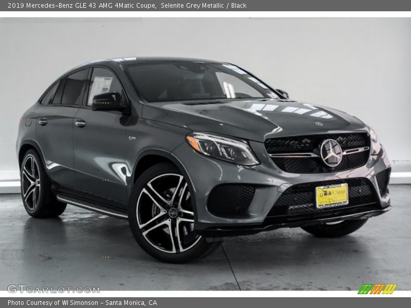 Selenite Grey Metallic / Black 2019 Mercedes-Benz GLE 43 AMG 4Matic Coupe