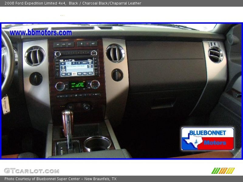Black / Charcoal Black/Chaparral Leather 2008 Ford Expedition Limited 4x4