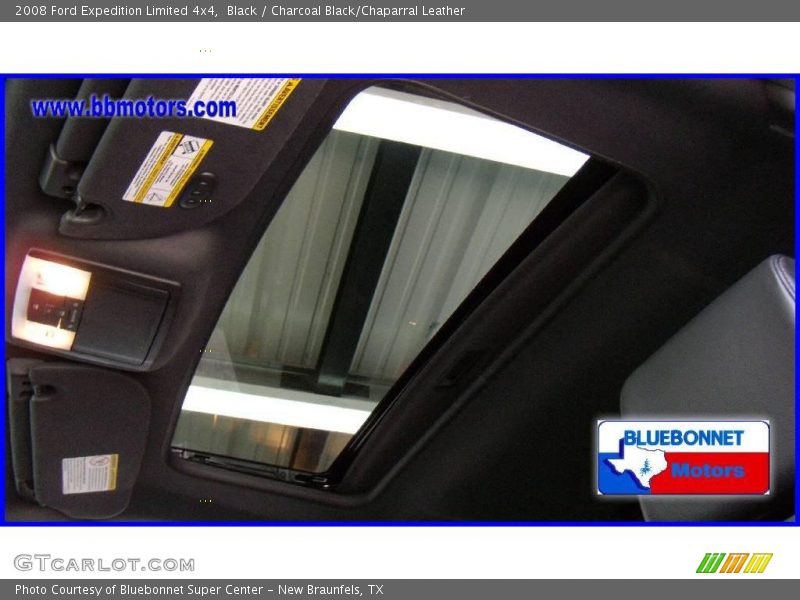 Black / Charcoal Black/Chaparral Leather 2008 Ford Expedition Limited 4x4
