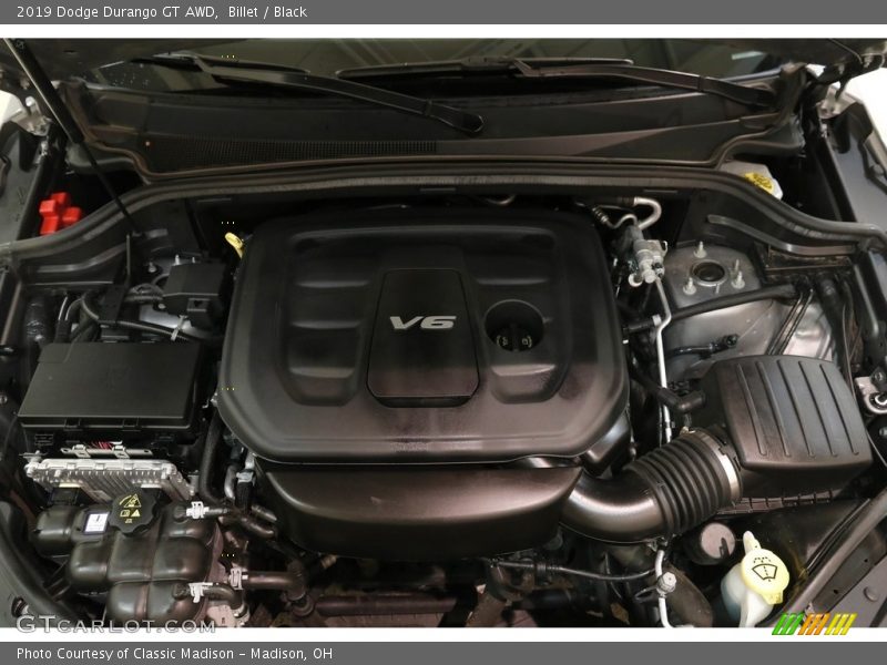 Billet / Black 2019 Dodge Durango GT AWD