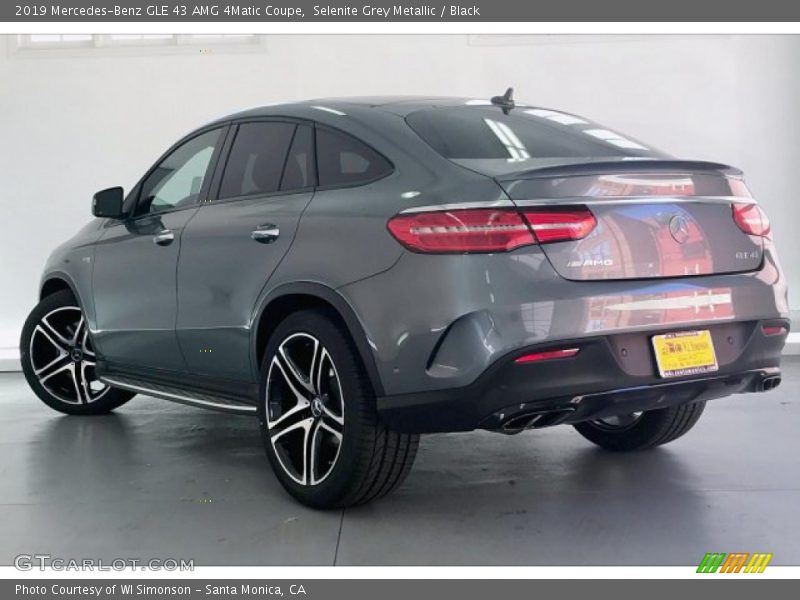 Selenite Grey Metallic / Black 2019 Mercedes-Benz GLE 43 AMG 4Matic Coupe