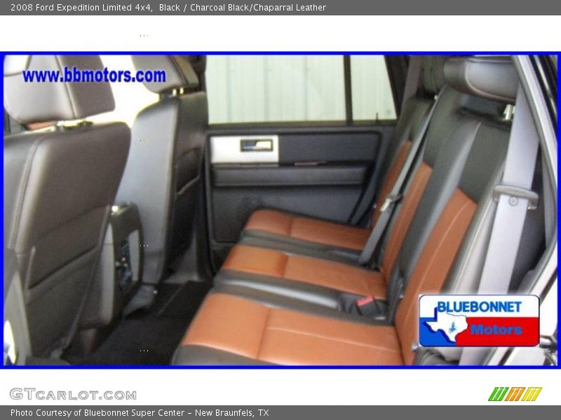 Black / Charcoal Black/Chaparral Leather 2008 Ford Expedition Limited 4x4