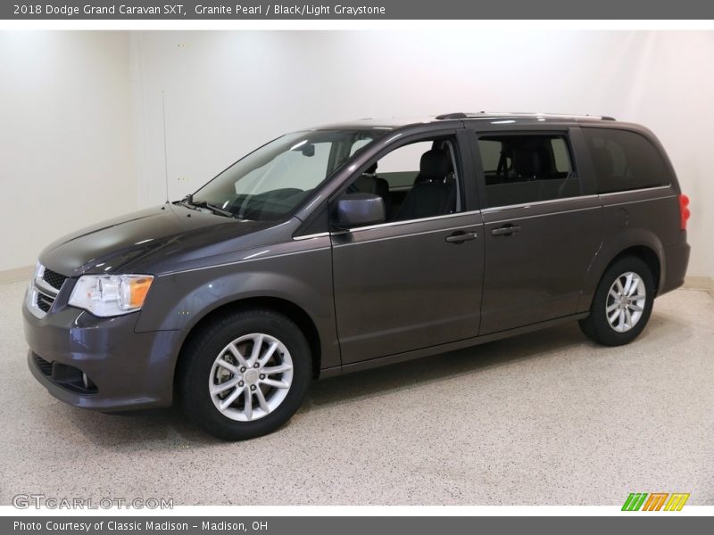 Granite Pearl / Black/Light Graystone 2018 Dodge Grand Caravan SXT