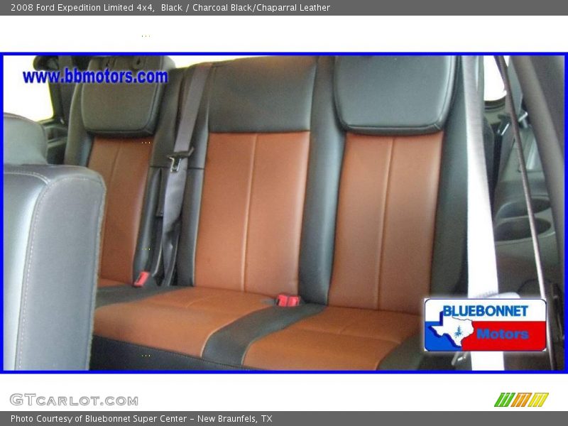Black / Charcoal Black/Chaparral Leather 2008 Ford Expedition Limited 4x4