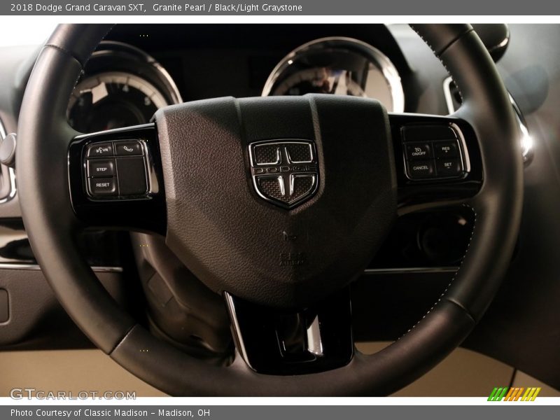 Granite Pearl / Black/Light Graystone 2018 Dodge Grand Caravan SXT